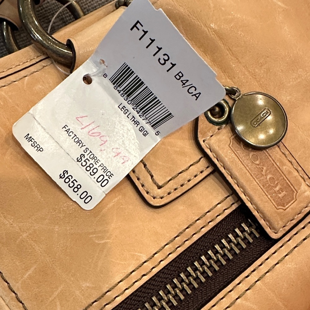 Coach 65th anniversary vintage legacy collection large GiGi handbag. NWT - Picture 5 of 12